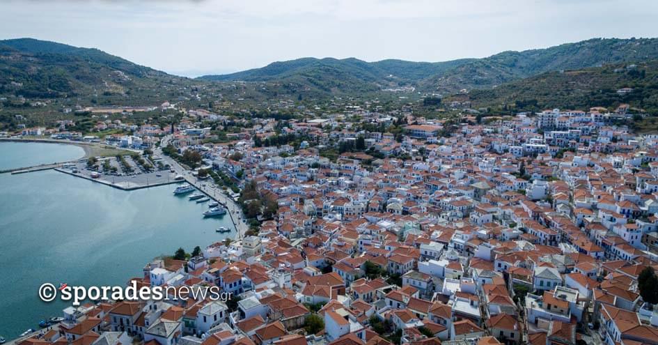 Οικισμός Σκοπέλου από ψηλά