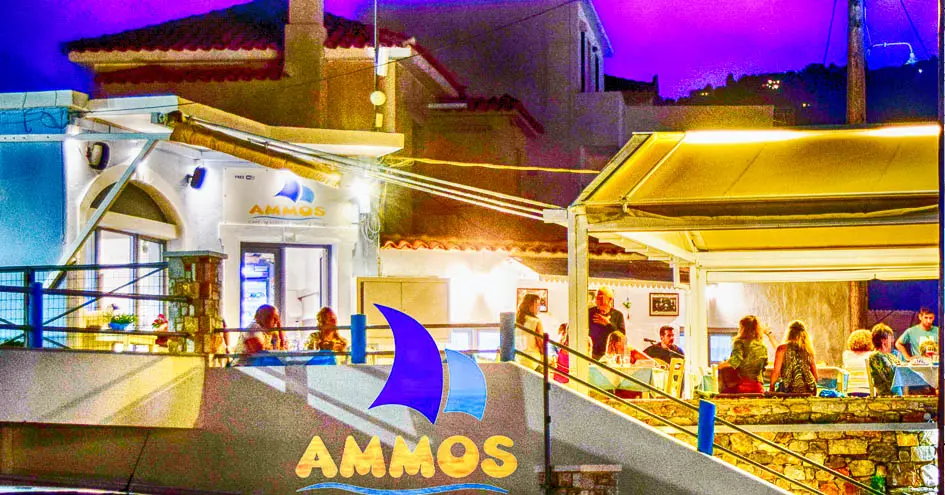 Ammos Restaurant-Cafe | Ανοικτά από την Πέμπτη 5 Ιουνίου μέρα-νύχτα όλο το καλοκαίρι | Ζωντανή μουσική με τον Νίκο Ξηροχειμώνα και την παρέα του
